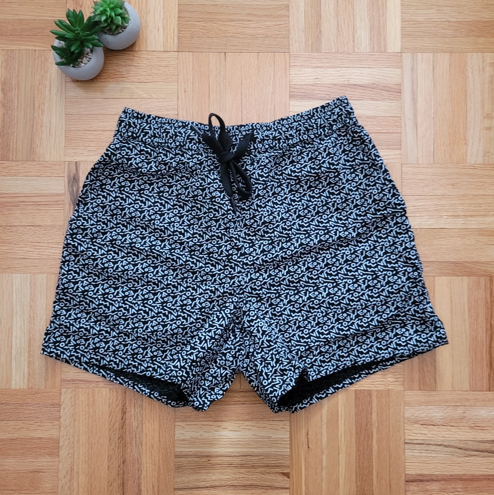 SIMONS Funky Print Retro Short